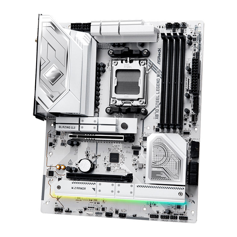 PRE VENDA - Placa Mae AsRock X870 Steel Legend WiFi, DDR5, Socket AMD AM5, ATX, Chipset AMD X870, X870-STEEL-LEGEND-WIFI - miniatura 5