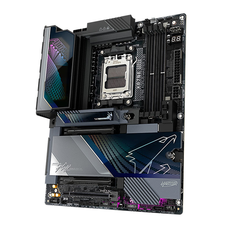 PRE VENDA - Placa Mae Gigabyte X870E Aorus Master X3D, DDR5, Socket AMD AM5, ATX, Chipset AMD X870E, X870E-A-MASTER-X - miniatura 5
