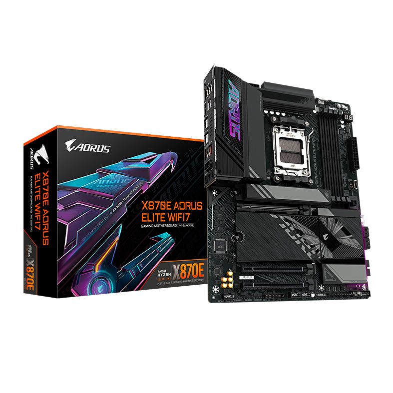 Placa Mae Gigabyte X870E Aorus Elite WIFI7, DDR5, Socket AMD AM5, ATX, Chipset AMD X870E, X870E-A-ELITE-WIFI7 - miniatura 3
