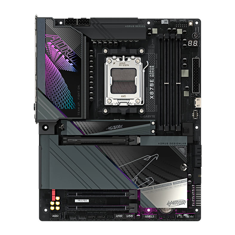 Placa Mae Gigabyte X870E Aorus Master, DDR5, Socket AMD AM5, ATX, Chipset AMD X870E, X870E-AORUS-MASTER - imagem 1