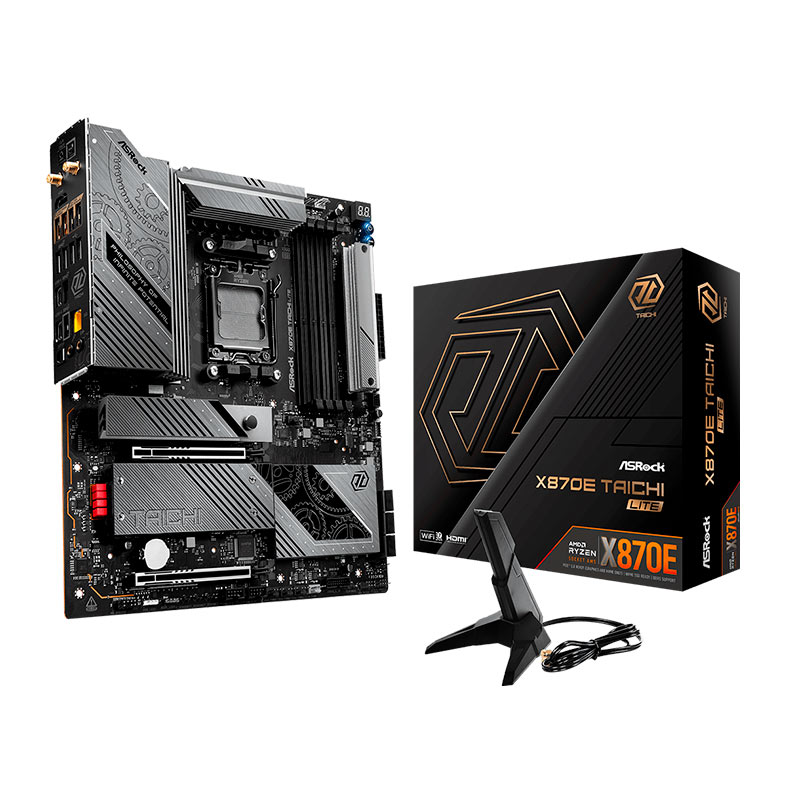 PRE VENDA - Placa Mae AsRock X870E Taichi Lite, DDR5, Socket AMD AM5, E-ATX, Chipset AMD X870E, X870E-TAICHI-LITE - miniatura 3