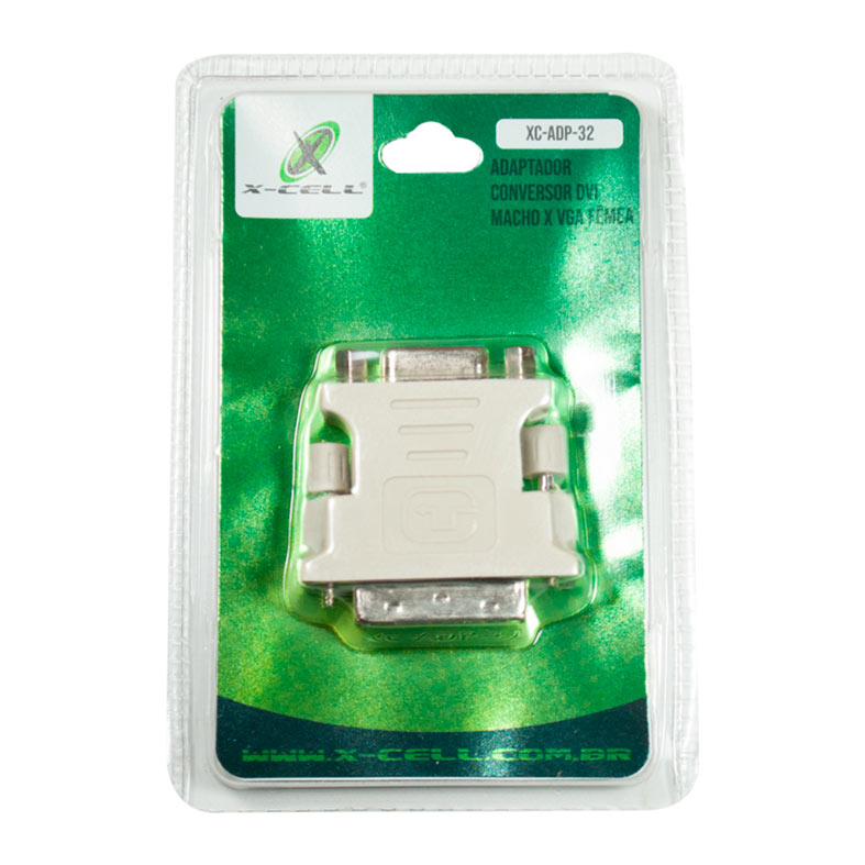 Adaptador DVI Macho Para VGA Femea X-Cell, XC-ADP-32 - miniatura 4