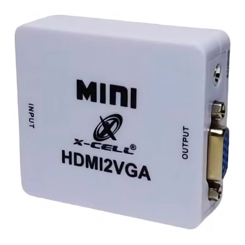 Mini Conversor Flex X-Cell, HDMI Para VGA, Branco, XC-MC-03 - miniatura 5