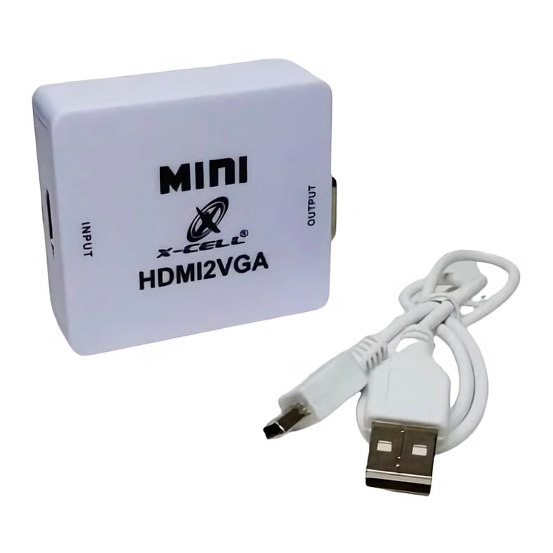 Mini Conversor Flex X-Cell, HDMI Para VGA, Branco, XC-MC-03 - miniatura 4