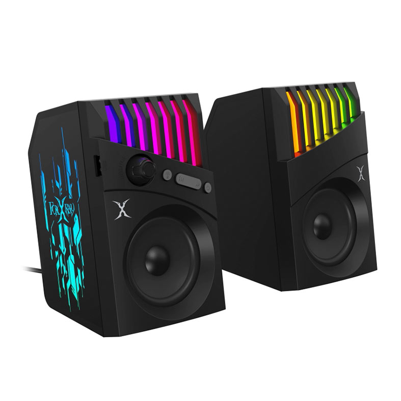 Caixa de Som Foxxray SPK-01, RGB, 2x5W RMS, Bluetooth, Preto, FXR-SPK-01-BK - miniatura 3