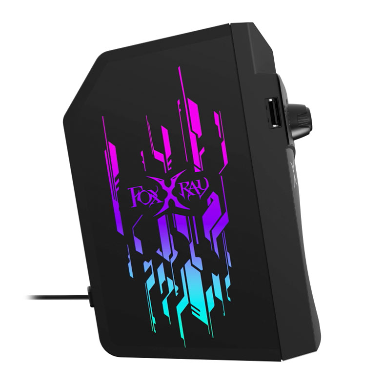 Caixa de Som Foxxray SPK-01, RGB, 2x5W RMS, Bluetooth, Preto, FXR-SPK-01-BK - miniatura 5