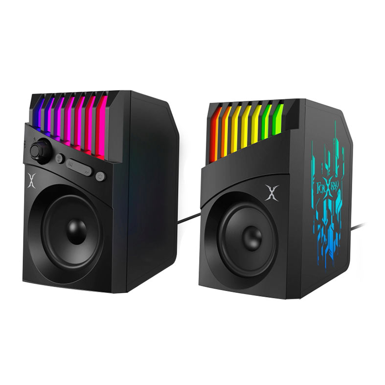 Caixa de Som Foxxray SPK-01, RGB, 2x5W RMS, Bluetooth, Preto, FXR-SPK-01-BK - miniatura 4