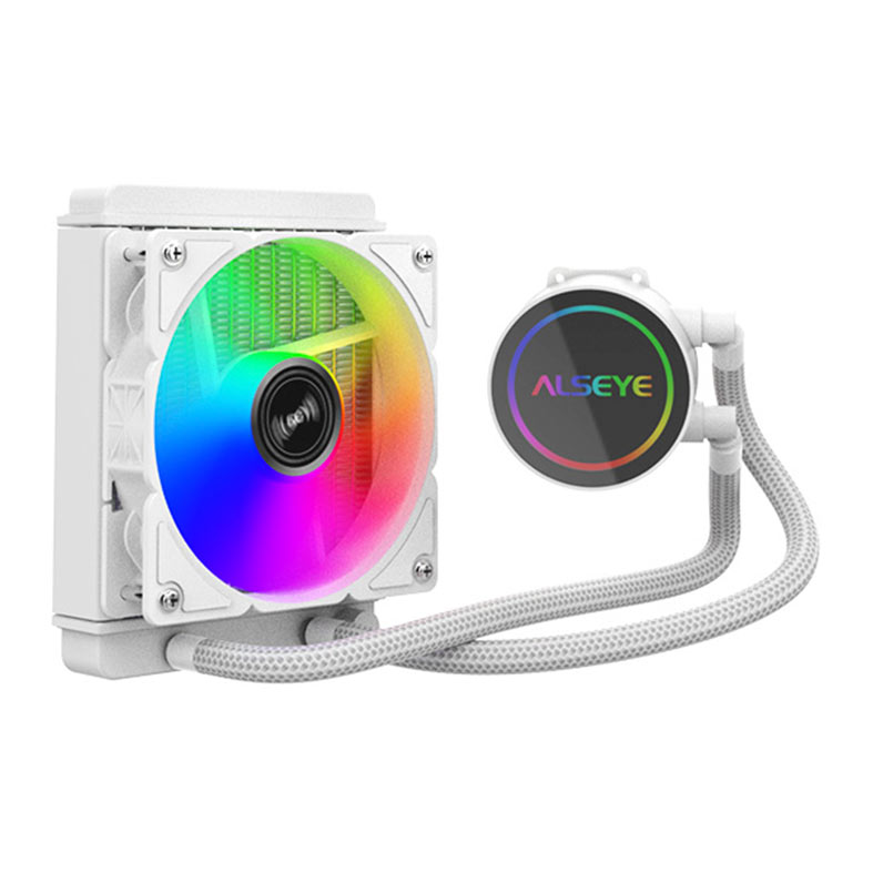 Water Cooler Alseye Y120, Rainbow, 120mm, Branco, Y120-W-RAINBOW - imagem 1