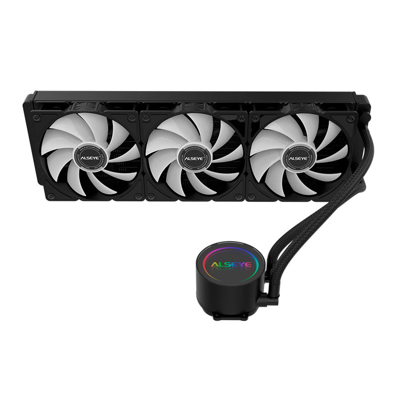 Water Cooler Alseye Y360, Rainbow, 360mm, Preto, Y360-B-RAINBOW - miniatura 5