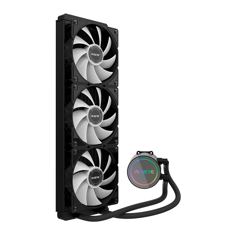 Water Cooler Alseye Y360, Rainbow, 360mm, Preto, Y360-B-RAINBOW - miniatura 4