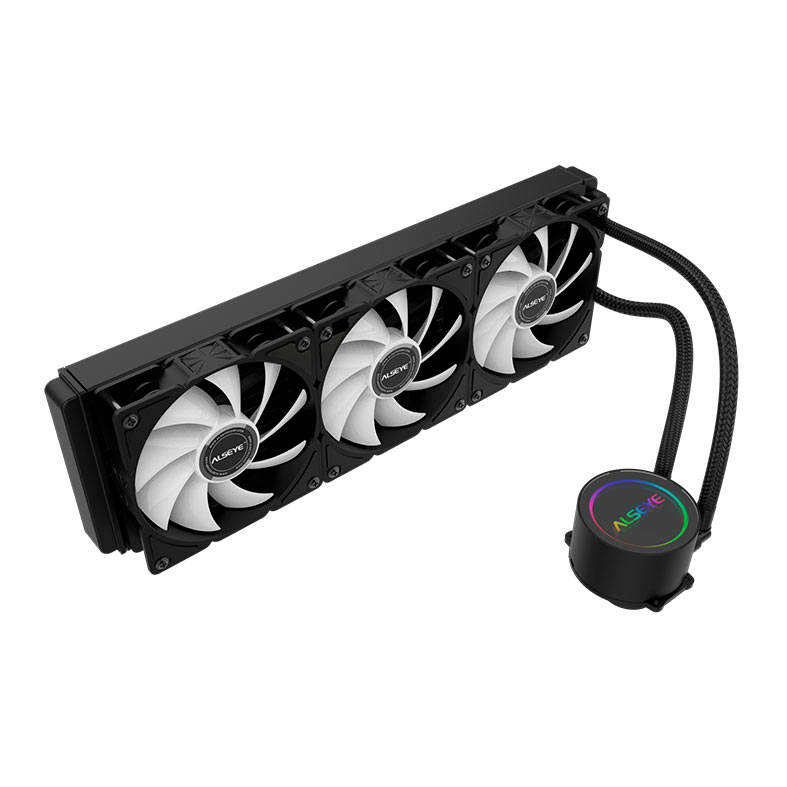 Water Cooler Alseye Y360, Rainbow, 360mm, Preto, Y360-B-RAINBOW - miniatura 6