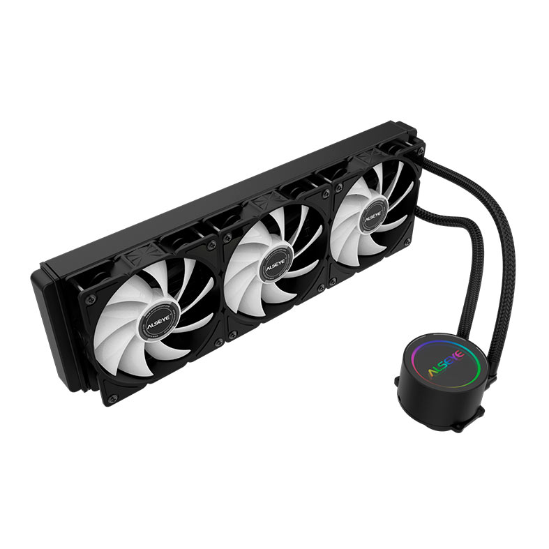 Water Cooler Alseye Y360 BA, ARGB, 360mm, Preto, Y360-BA-ARGB - miniatura 6