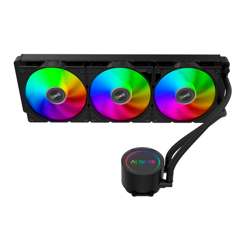 Water Cooler Alseye Y360 BA, ARGB, 360mm, Preto, Y360-BA-ARGB - miniatura 3