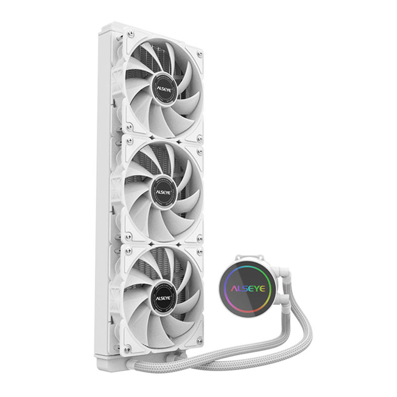 Water Cooler Alseye Y360, Rainbow, 360mm, Branco, Y360-W-RAINBOW - miniatura 5