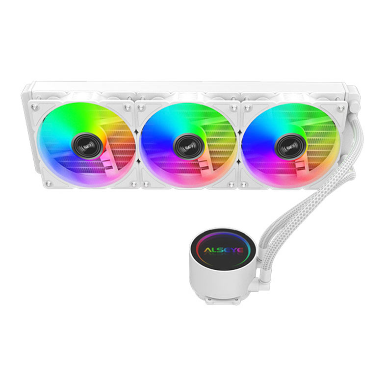 Water Cooler Alseye Y360, Rainbow, 360mm, Branco, Y360-W-RAINBOW - miniatura 4