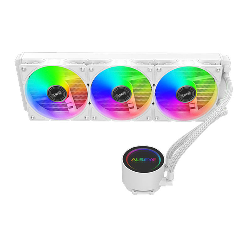 Water Cooler Alseye Y360 WA, ARGB, 360mm, Branco, Y360-WA-ARGB - miniatura 4