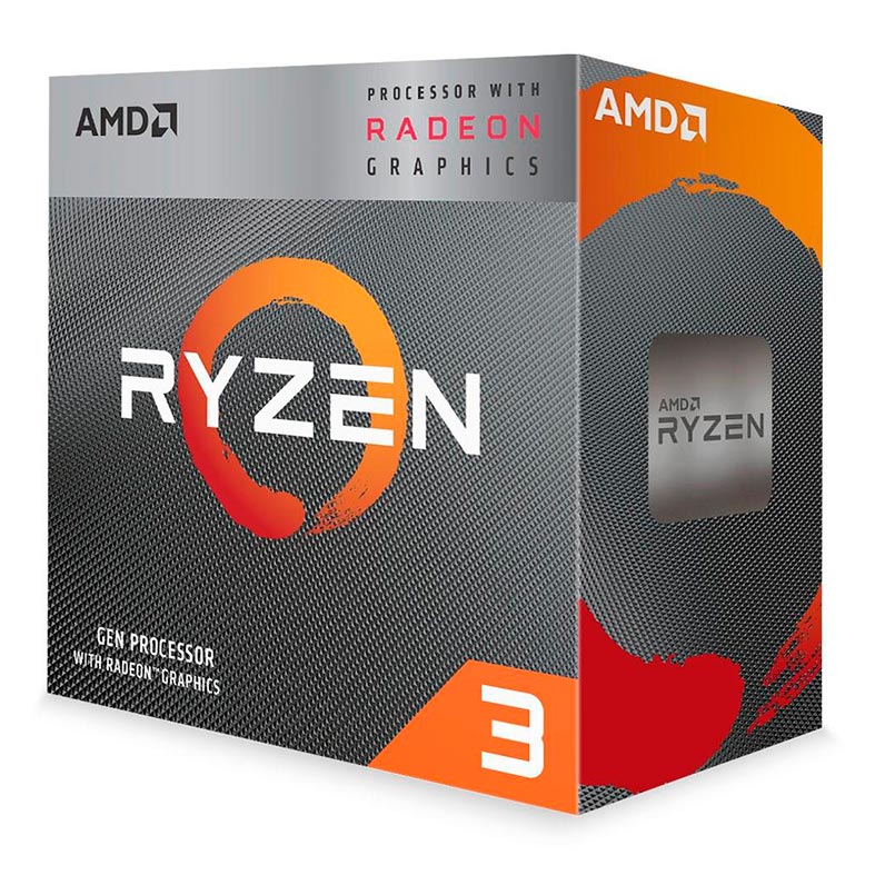 Processador AMD Ryzen 3 3200G, 4-Core, 4-Threads, 3.6GHz (4GHz Turbo), Cache 6MB, AM4, YD3200C5FHBOX - imagem 1