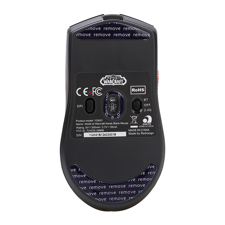 Mouse Redragon King Pro Horda World of Warcraft, 26000DPI, 5 Botoes, Preto, YGK01-BK - miniatura 7