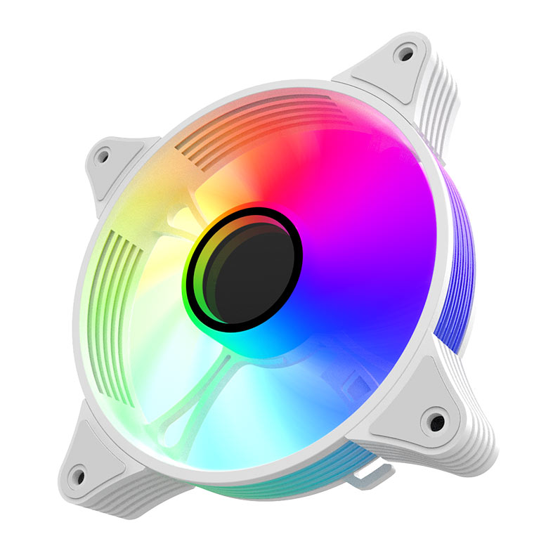 Ventoinha Alseye YT120, Rainbow, 120mm, Branco, YT120-WHITE - miniatura 6