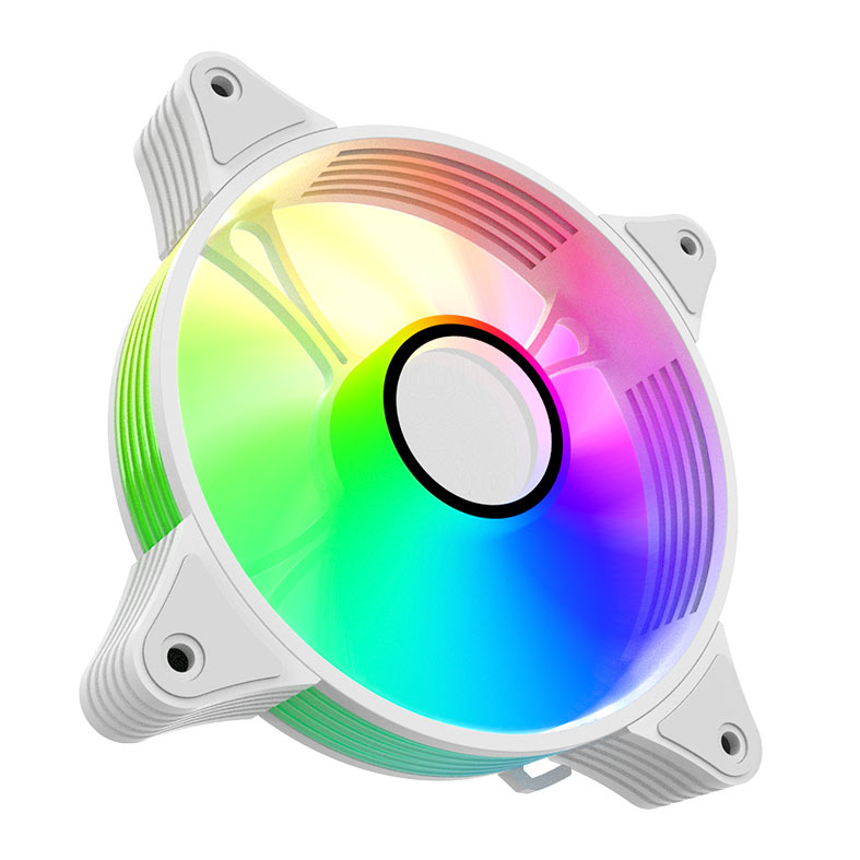 Ventoinha Alseye YT120, Rainbow, 120mm, Branco, YT120-WHITE - miniatura 5