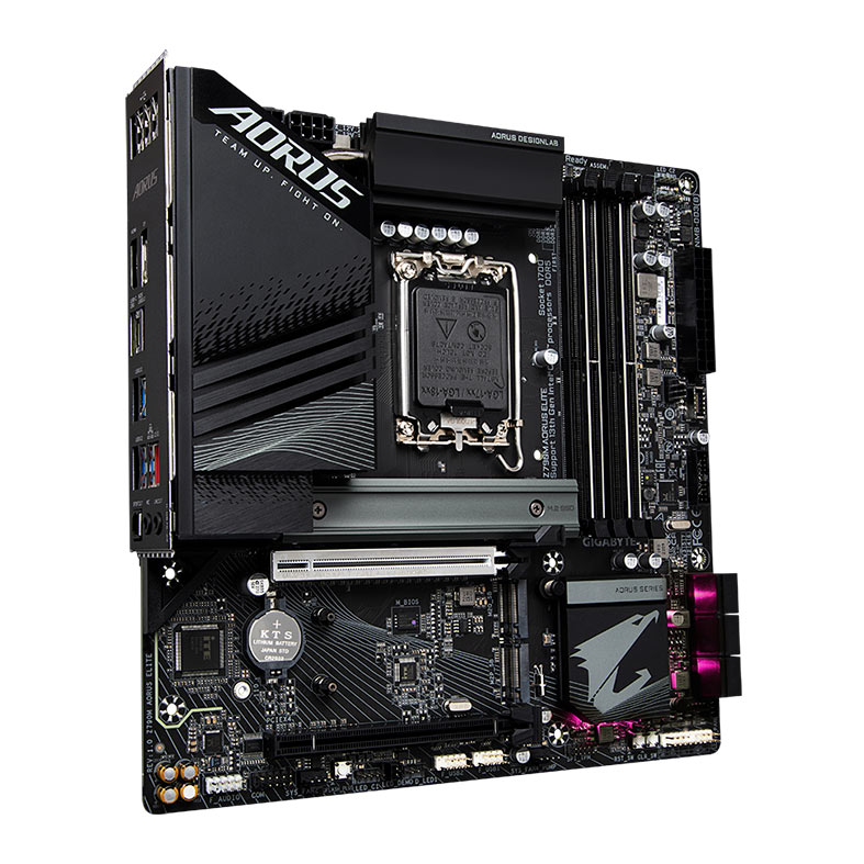 Placa Mae Gigabyte Z790M Aorus Elite, DDR5, Socket LGA 1700, M-ATX, Chipset Intel Z790, Z790M-AORUS-ELITE - miniatura 4