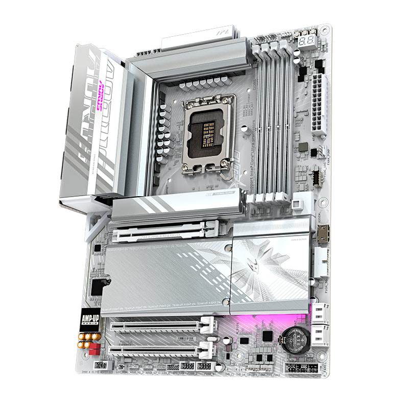 Placa Mae Gigabyte Z890 Aorus Elite WIFI 7 ICE, DDR5, LGA1851, ATX, Chipset Intel Z890, Z890-A-ELITE-WF7-ICE - miniatura 5