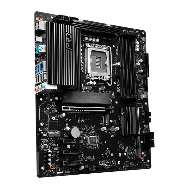 Placa Mae AsRock Z890 Pro-A, DDR5, LGA1851, ATX, Chipset Intel Z890, Z890-PRO-A - miniatura 4