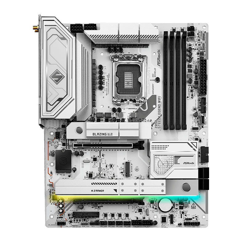 PRE VENDA - Placa Mae AsRock Z890 Steel Legend WiFi, DDR5, LGA1851, ATX, Chipset Intel Z890, Z890-STEEL-LEGEND-WIFI - miniatura 5