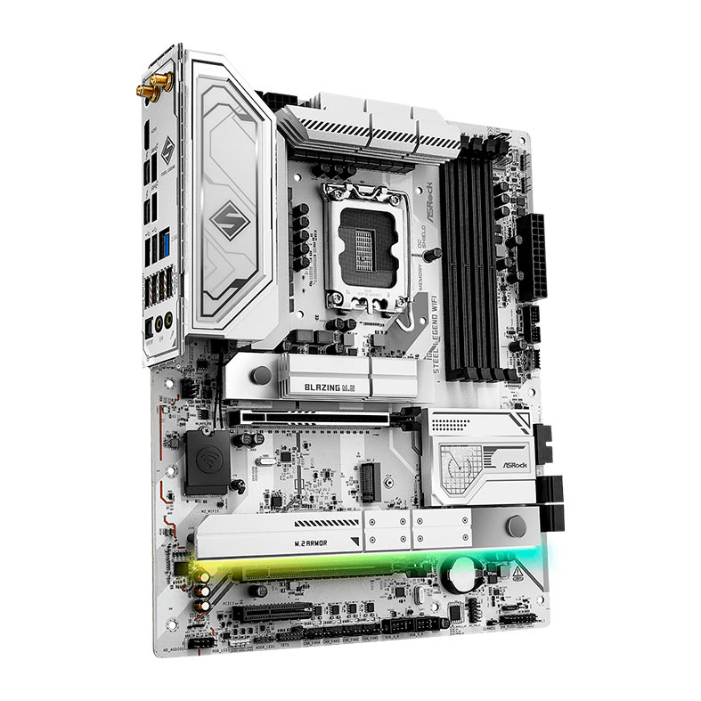 PRE VENDA - Placa Mae AsRock Z890 Steel Legend WiFi, DDR5, LGA1851, ATX, Chipset Intel Z890, Z890-STEEL-LEGEND-WIFI - miniatura 4