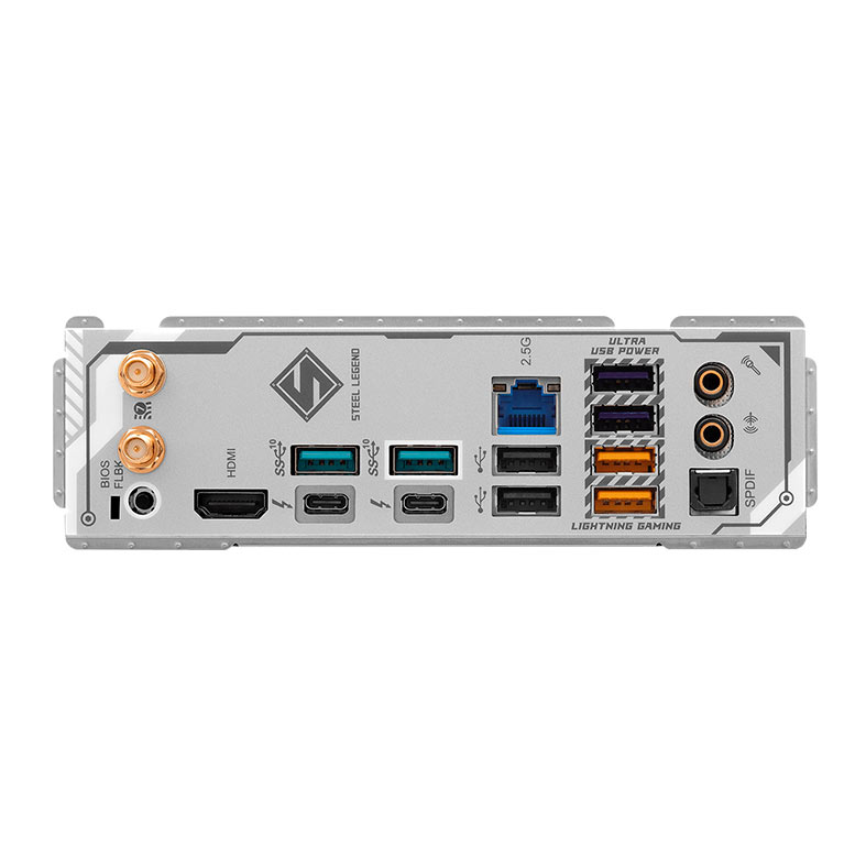 PRE VENDA - Placa Mae AsRock Z890 Steel Legend WiFi, DDR5, LGA1851, ATX, Chipset Intel Z890, Z890-STEEL-LEGEND-WIFI - miniatura 7