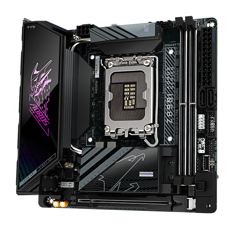Placa Mae Gigabyte Z890I Aorus Ultra, DDR5, LGA1851, Mini-ITX, Chipset Intel Z890, Z890I-AORUS-ULTRA - miniatura 5