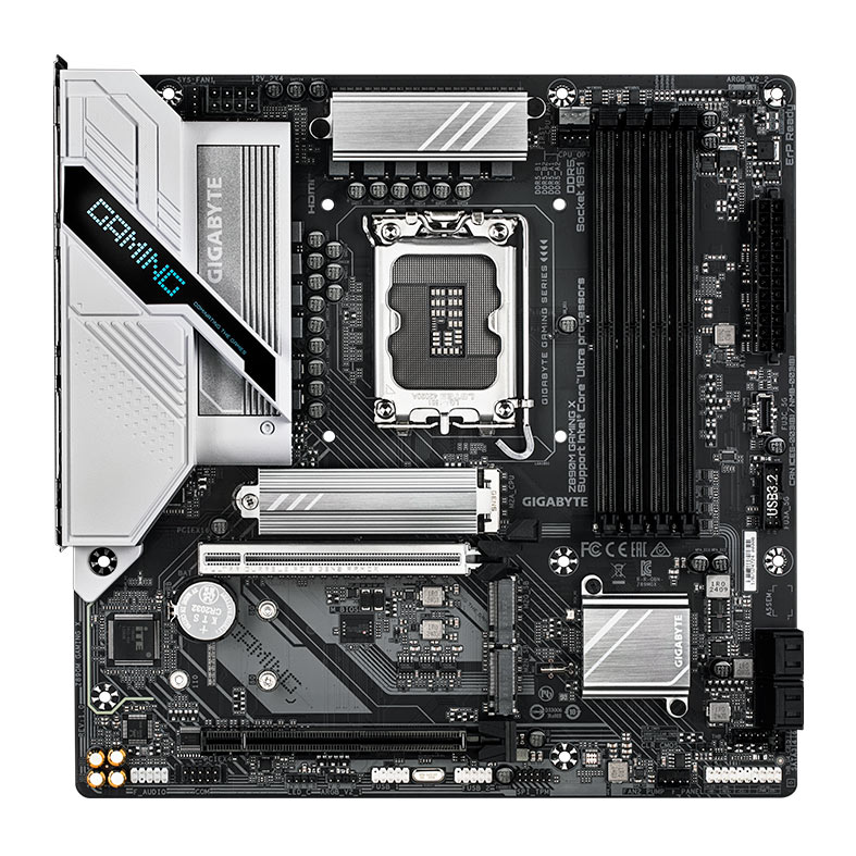 Placa Mae Gigabyte Z890M Gaming X, DDR5, LGA1851, M-ATX, Chipset Intel Z890, Z890M-GAMING-X