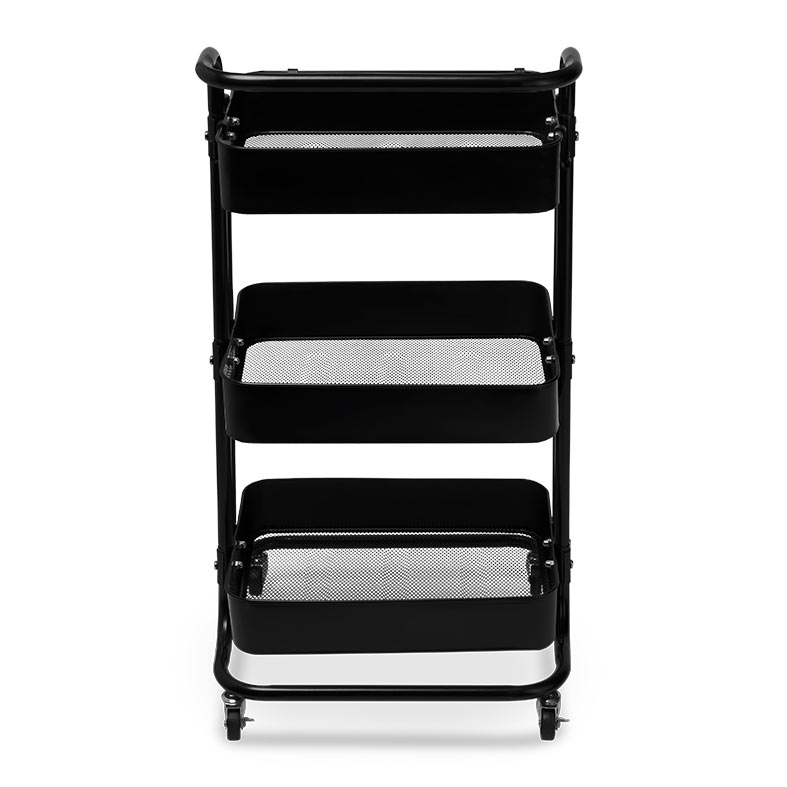 Carrinho Organizador Zinnia Allure ZO1, Preto, ZNC-ALLR-BK01 - miniatura 6