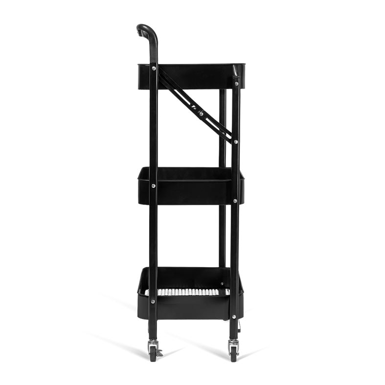 Carrinho Organizador Multiuso Zinnia Allure Retratil ZO7, Preto, ZNC-ALLR-BK03 - miniatura 6