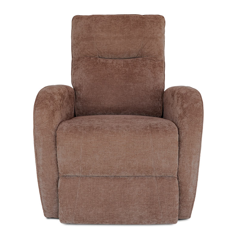 Poltrona Manual Reclinavel Zinnia Ambar, Tecido Algodao Chenille, Caramelo Claro, ZNC-AMB-CA02 - miniatura 4