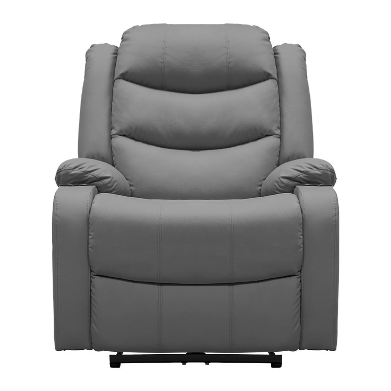 Poltrona Eletrica Reclinavel Zinnia Francis, Corino Anti-Arranhao, Cinza, ZNC-FRNC-CZ01 - miniatura 3