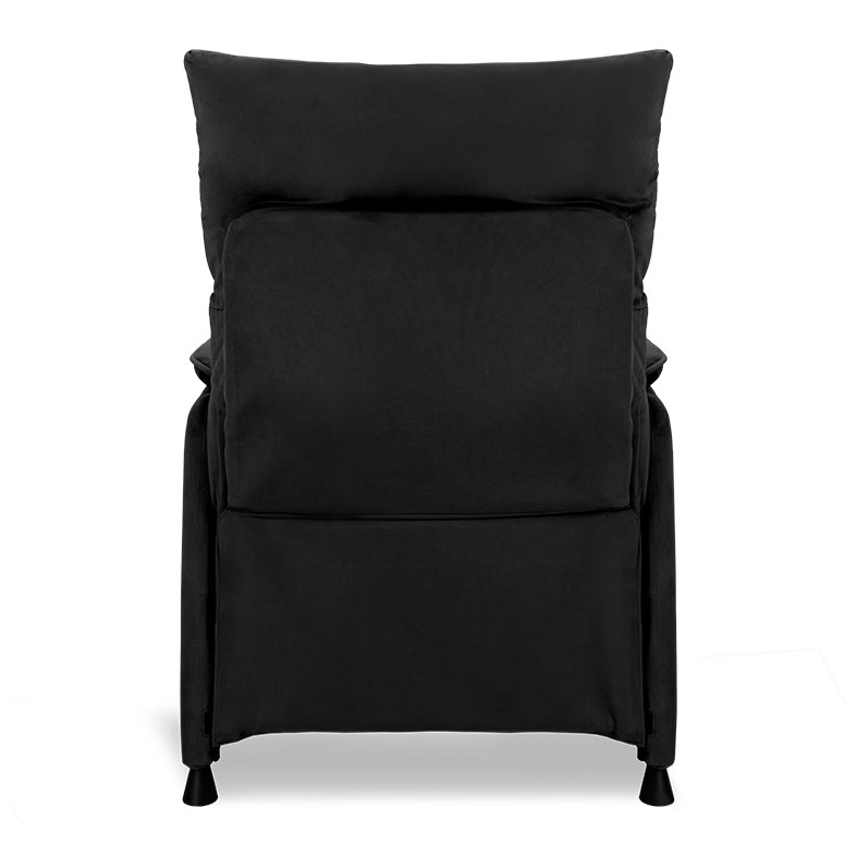 Poltrona Eletrica Reclinavel Zinnia Sicilia, Tecido Suede Anti-Arranhao, Preto, ZNC-SCL-PT01 - miniatura 7