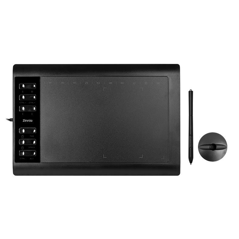 Mesa Digitalizadora Zinnia Momentum MT1060, 5080LPI, Niveis de Pressao 8192, Preto, ZNC-ZNMT1060-BL01