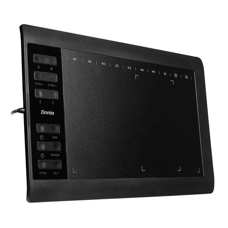 Mesa Digitalizadora Zinnia Momentum MT1060, 5080LPI, Niveis de Pressao 8192, Preto, ZNC-ZNMT1060-BL01 - miniatura 3