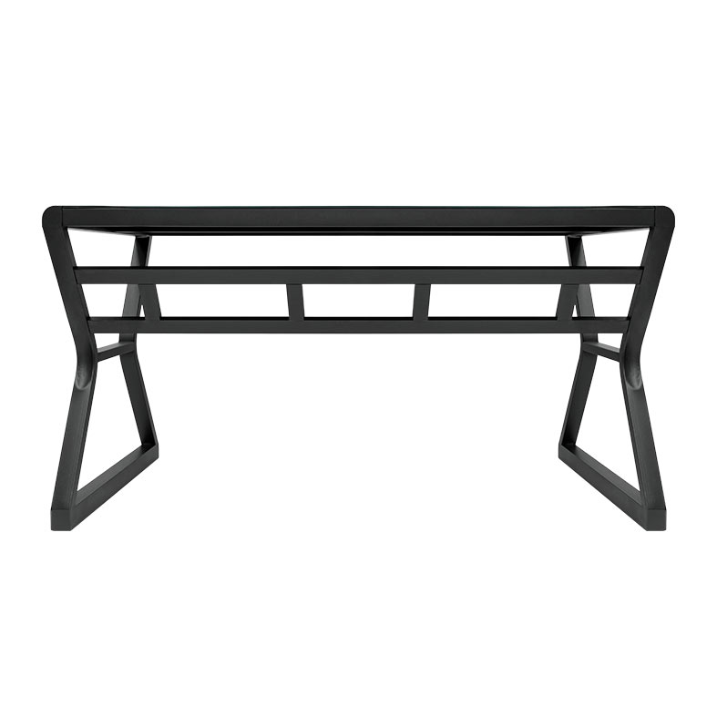 Mesa para Escritório Zinnia Aurea A140, Vidro Temperado, 140cm, Preto, ZNO-ARA-BK01 - miniatura 7