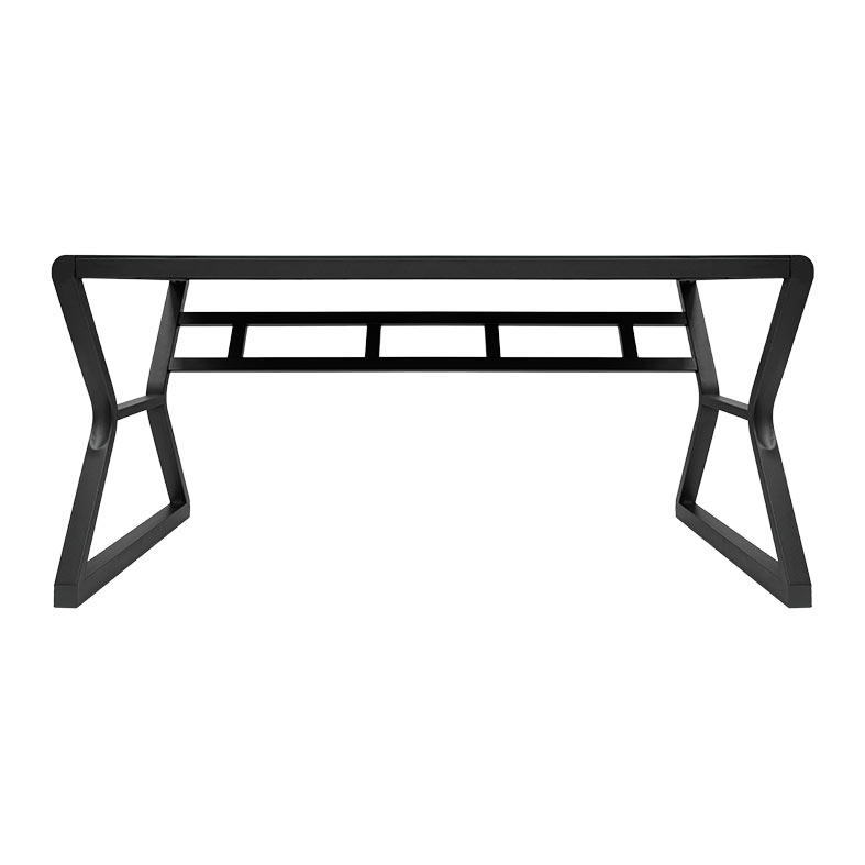Mesa para Escritório Zinnia Aurea A160, Vidro Temperado, 160cm, Preto, ZNO-ARA-BK02 - miniatura 5