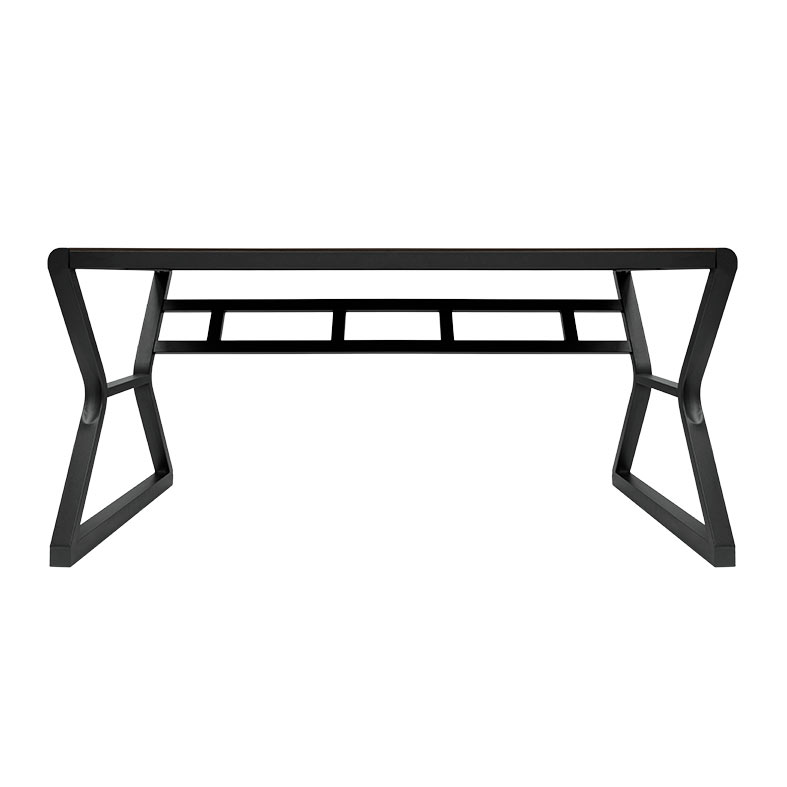 Mesa Para Escritorio Zinnia Aurea A160, Tampo de Madeira,160cm, Preto, ZNO-ARA-WOD - miniatura 4
