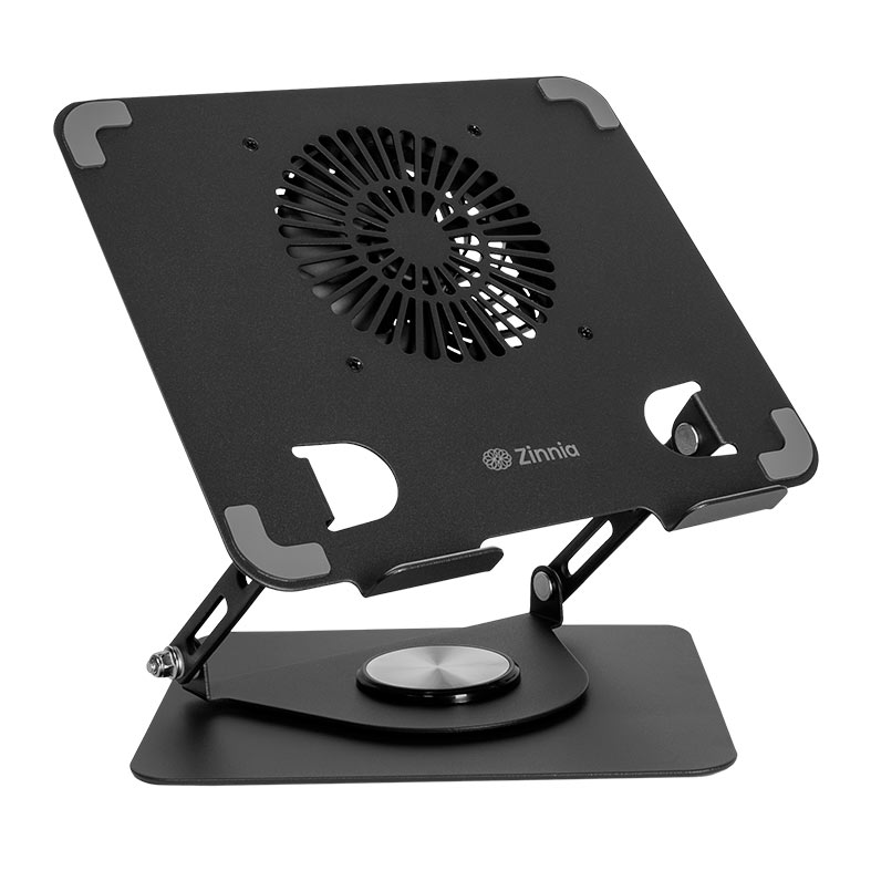 Base Para Notebook Zinnia Aria, Ate 17.3 Pol, Com Fan, Preto, ZNO-ARI-AL01 - miniatura 4