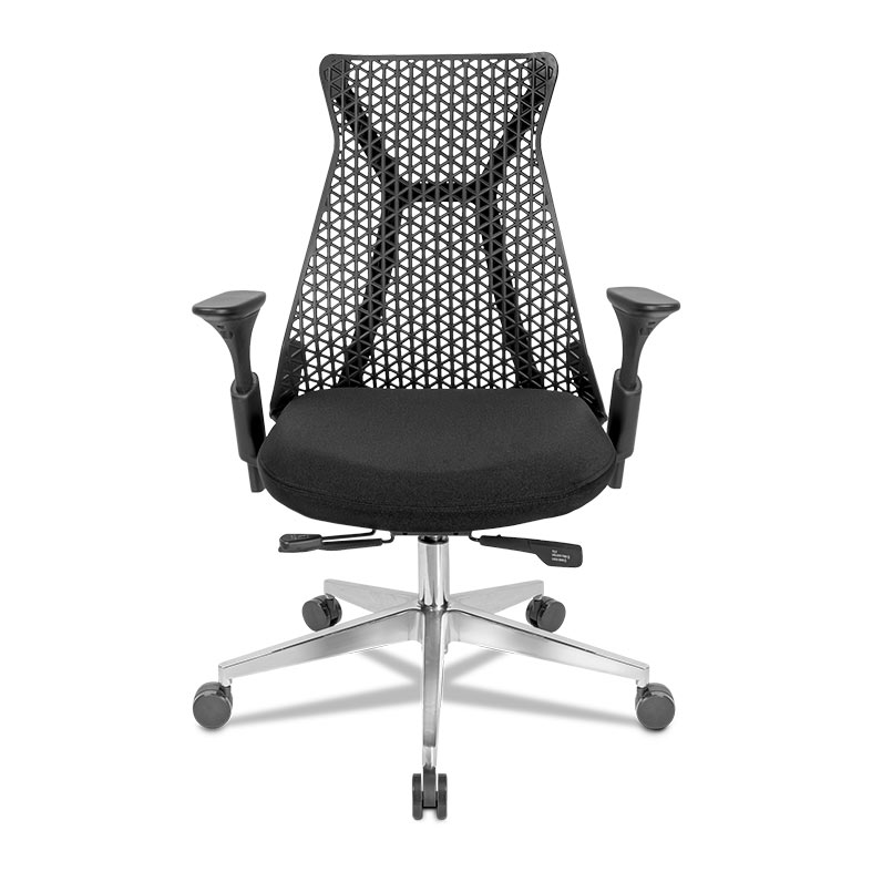 Cadeira Office Zinnia Dalia S, Preto, ZNO-DLAS-BK02 - miniatura 3