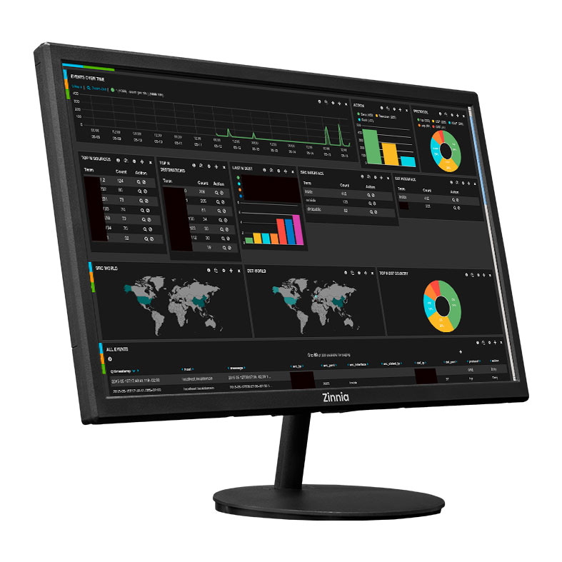 Monitor Zinnia Delfos E21.5, 21.5 Pol, TN, FHD, sRGB 94, 75Hz, HDMI/VGA, ZNO-DLFE215-BL01 - miniatura 3