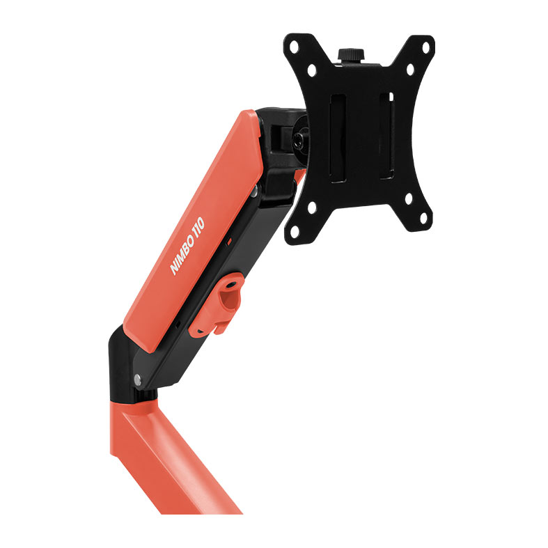 Suporte Articulado Para Monitor Zinnia Nimbo 110 Fire Red Edition, 13 Pol a 32 Pol, Preto, ZNO-FRED110-BL01 - miniatura 4