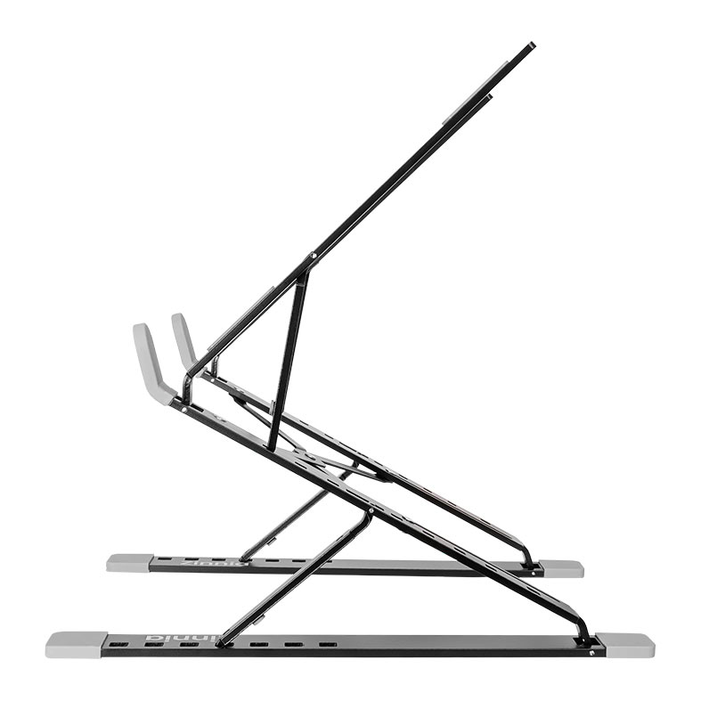 Base Para Notebook e Tablet Zinnia Galatsi, Ate 17 Pol, Liga de Aluminio, Preta, ZNO-GTSIB-BL01 - miniatura 5