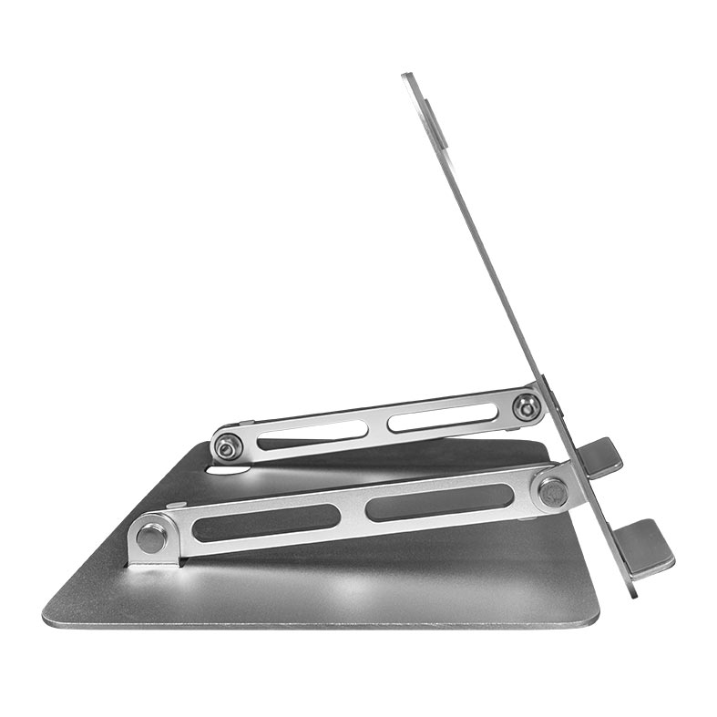 Base Para Notebook e Tablet Zinnia Krabi, Ate 15.6 Pol, Aluminio, Prata, ZNO-KRBI-AL01 - miniatura 4