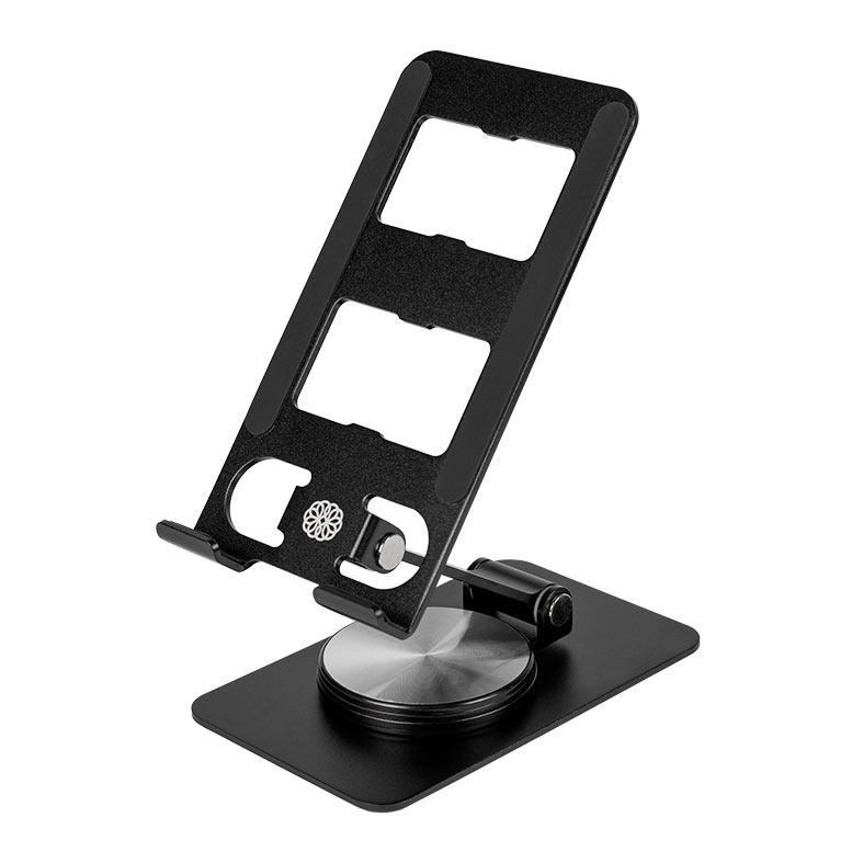 Suporte Para Celular Zinnia Lotus, Preto, ZNO-LTUS-AL01 - miniatura 3