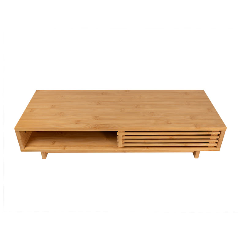 Base Para Monitor Zinnia, Com Elevacao e Organizador, Bambu, ZNO-MT1-NT - miniatura 3